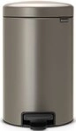 Brabantia Treteimer NEWLCON, Platin, Metall