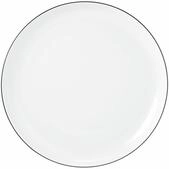 Seltmann Weiden Fr&uuml;hst&uuml;cksteller Lido 20cm LIDO, schwarz/wei&szlig;,...