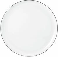 Seltmann Weiden Speiseteller Lido 26cm LIDO, schwarz/wei&szlig;, Porzellan