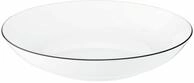 Seltmann Weiden Suppenteller Lido 21cm LIDO, schwarz/wei&szlig;, Porzellan