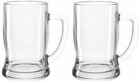 Leonardo 2er Bierkrug 0,5l TAVERNA, klar, Glas