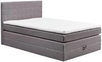 XORA Boxspringbett HAWAII, grau, Stoff