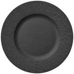 Villeroy &amp; Boch Speiseteller 27cm MANUFACTURE, schwarz, Porzellan