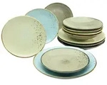 Creatable Tellerset 12-tlg. NATURE COLLECTION, multicolour, Steinzeug