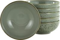 Creatable Schalen 6-tlg NATURE COLLECTION, Stone, Steinzeug