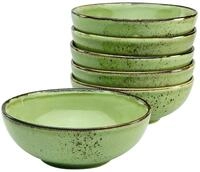 Creatable Schalen 6-tlg NATURE COLLECTION, gr&uuml;n, Steinzeug