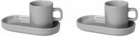 blomus 2er-Set Espressotassen MIO, grau, Keramik