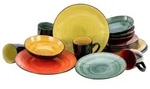 Creatable Kombiservice 16-tlg SAMBA, multicolour, Steinzeug