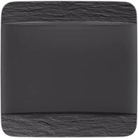 Villeroy &amp; Boch Speiseteller quadratisch MANUFACTURE ROCK,...