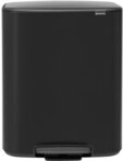 Brabantia Abfalleimer BO, schwarz, Metall