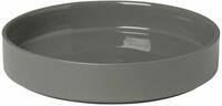 blomus Tiefer Teller 680ml PILAR, dunkelgrau, Keramik