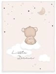 Herding Soft-Peachdecke LITTLR DREAMER, beige, Polyester