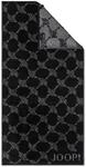 JOOP! Handtuch CORNFLOWER CLASSIC, schwarz, Baumwolle