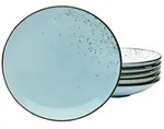Creatable Suppenteller 6-tlg NATURE COLLECTION, Hellblau, Steinzeug