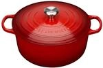 LE CREUSET Br&auml;ter SIGNATURE, rot, Gusseisen