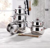 WMF Topfset Quality One 6-tlg., silber, Cromargan