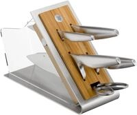 WMF Messerblock 6-tlg. CHEF&acute;S EDITION, silber, Edelstahl