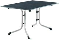Sieger Klapptisch VIVODUR BOULEVARD, Graphit, Stahl