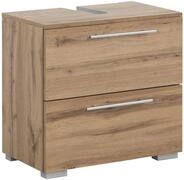 Stylife Waschbeckenunterschrank CARLOS, eiche, Holznachbildung