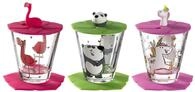 Leonardo Kindertrinkset 9-tlg BAMBINI, multicolour, Glas