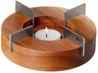 Ad Hoc St&ouml;vchen und Speisenw&auml;rmer TUTO, braun, Holz