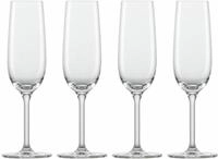 SCHOTT ZWIESEL Champagnerglas-Set 4-tlg FOR YOU, klar, Kristallglas