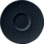 Villeroy &amp; Boch Untertasse MANUFACTURE ROCK, schwarz, Porzellan