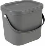 rotho Recycling-M&uuml;llsystem 6l Albula, anthrazit, Kunststoff