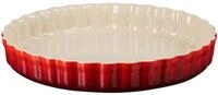 LE CREUSET Tarte-Form 28cm Kirschrot, rot, Steinzeug