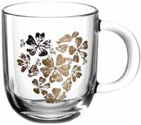 Leonardo Tasse Blumenherz, klar, Glas