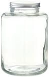 Zeller Present Vorratsglas m. Metalldeckel, transparent, Glas