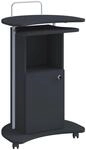 VCM Stehpult KOMIL, schwarz, Holznachbildung