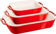 Staub Ofenformenset 3-tlg., rot, Keramik