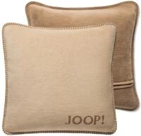 JOOP! Kissenh&uuml;lle UNI-DOUBLEFACE, beige, Baumwolle