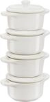 Staub Cocotte Set 4-tlg., elfenbein, Keramik