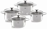 Fissler Topfset 4-tlg.COPENHAGEN, silber, Edelstahl