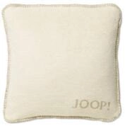 JOOP! Kissenh&uuml;lle UNI-DOUBLFACE, beige, Baumwolle
