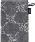 JOOP! Waschhandschuh CORNFLOWER CLASSIC, anthrazit, Baumwolle