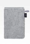 JOOP! Waschhandschuh DOUBLEFACE CLASSIC, silber, Baumwolle