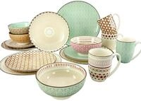 Creatable Kombiservice 16-tlg MANDALA, multicolour, Steinzeug