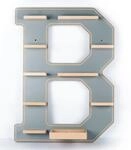 VCM Boarti Tonieregal-Buchstabe B, grau, Holznachbildung