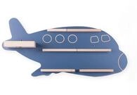 VCM Boarti Tonieregal - Flugzeug, blau, Holznachbildung