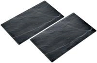 Justinus Herdabdeckplatte, schwarz, Glas