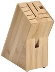 Zeller Present Messerblock, natur, Bambus