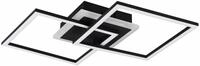 Reality Leuchten LED-Deckenleuchte VENIDA, schwarz, Metall