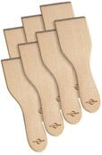 K&Uuml;CHENPROFI Raclette-Schaber, 8er Set, braun, Holz