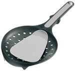 GEFU Sp&auml;tzlel&ouml;ffel mit Schaber K&Uuml;CHENHELFER, schwarz