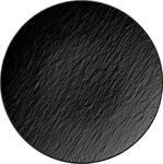 Villeroy &amp; Boch Speiseteller MANUFACTURE ROCK, schwarz, Porzellan