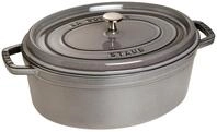 Staub Br&auml;ter Cocotte 33cm oval STAUB, grau, Eisen