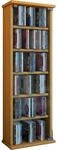 VCM CD/DVD-Turm VETRO, buche, Holznachbildung
